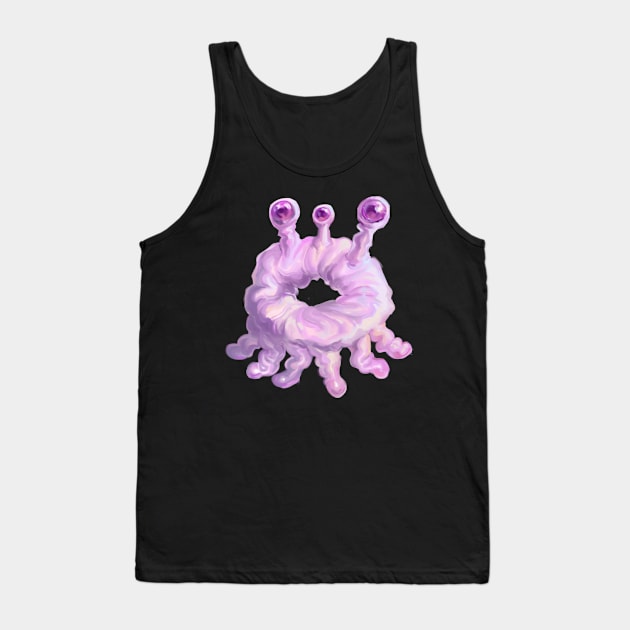 Pink Scrunchie Alien Tank Top by evumango